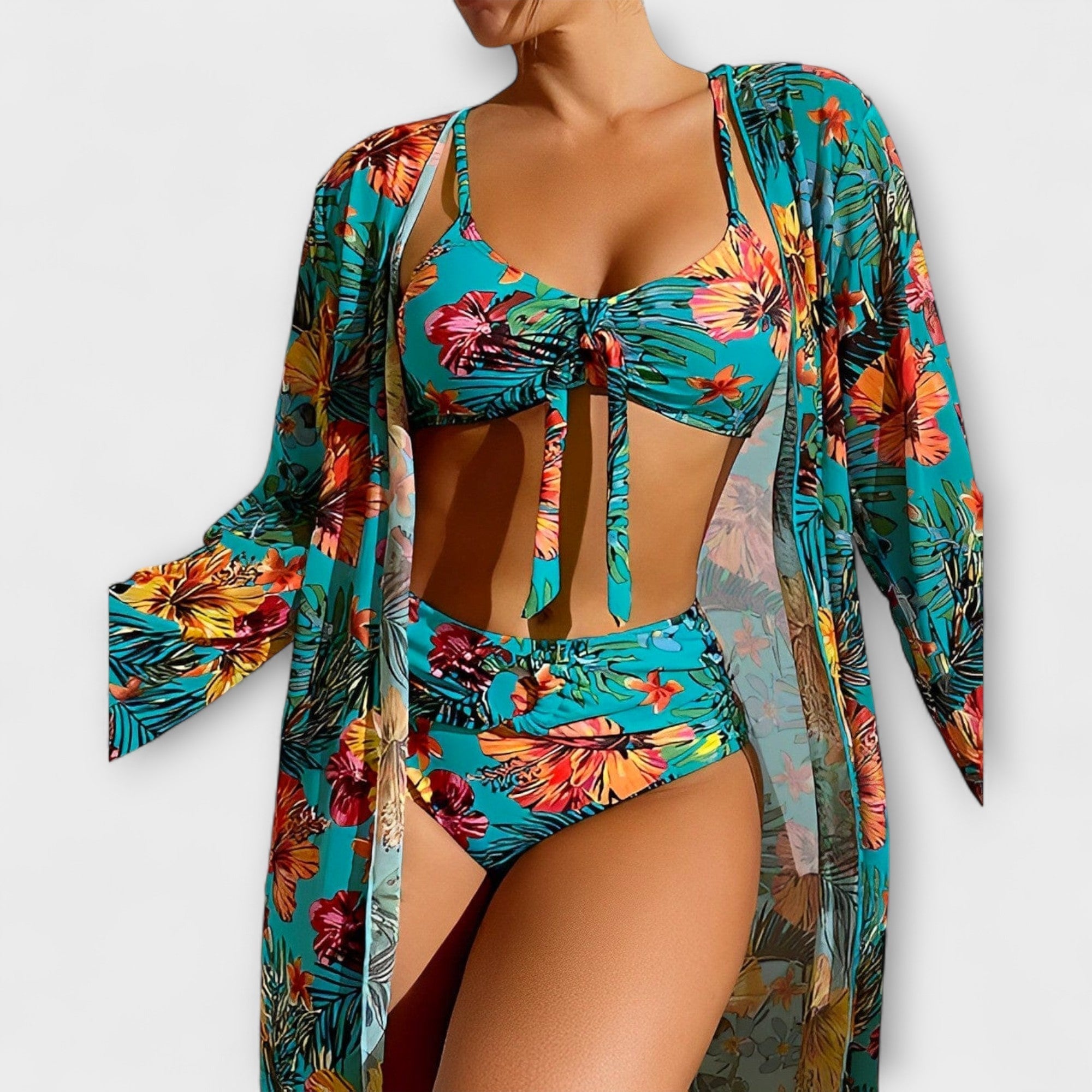 Malani – 3-teiliges Bikini-Set mit tropischem Flair