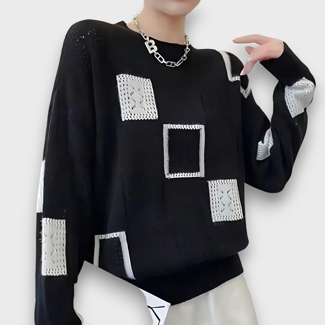 Avenna – Pullover mit grafischem Muster