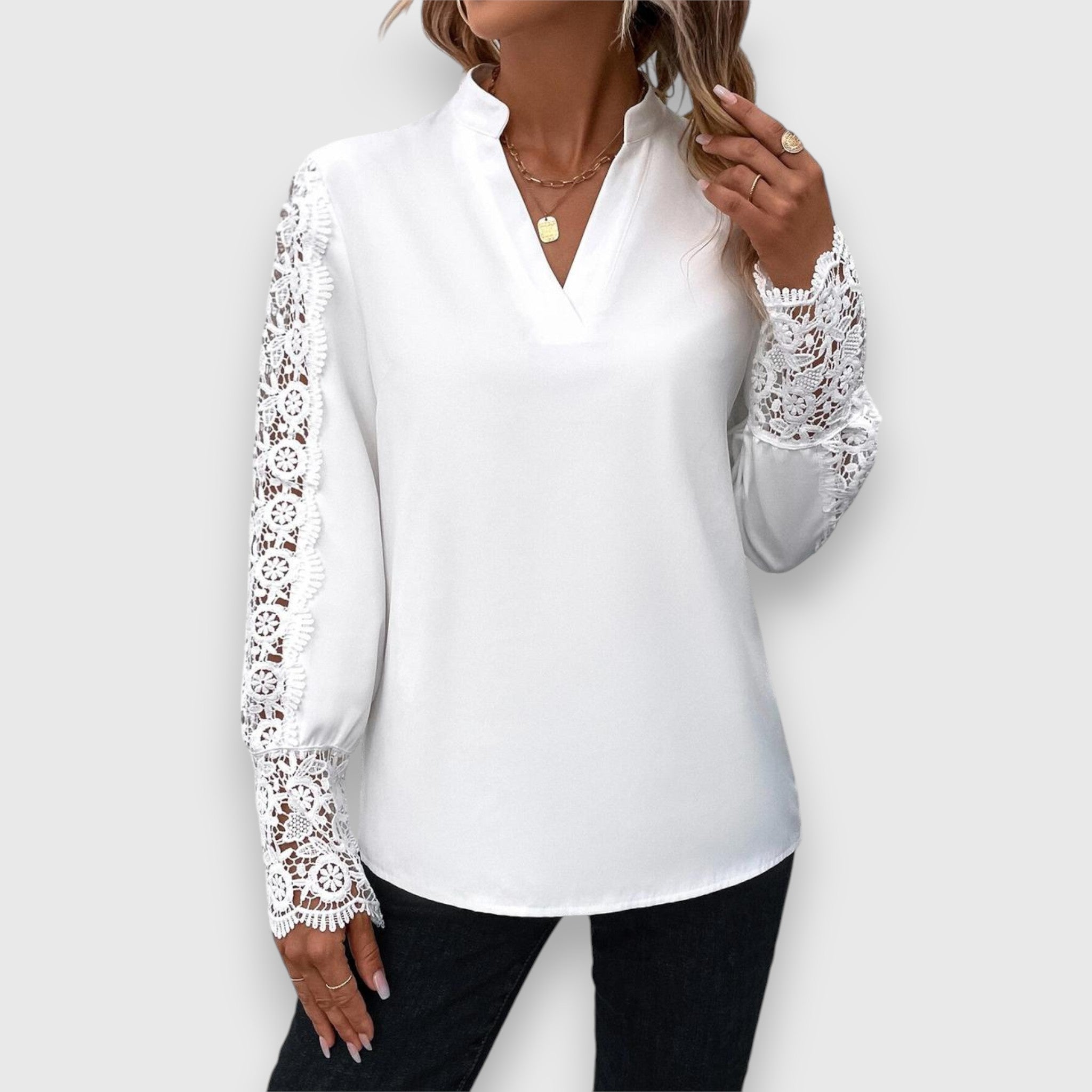 Leora – Bluse mit langen Ärmeln