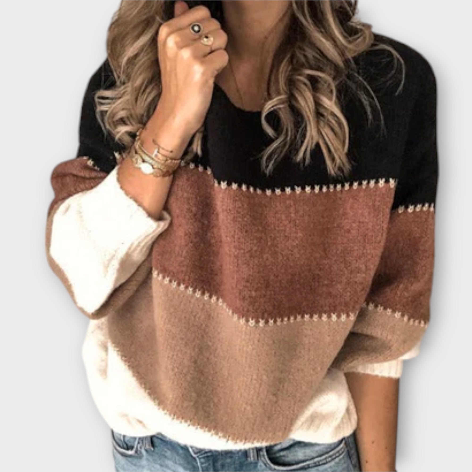 Elissa – Retro-Pullover aus weichem Strick