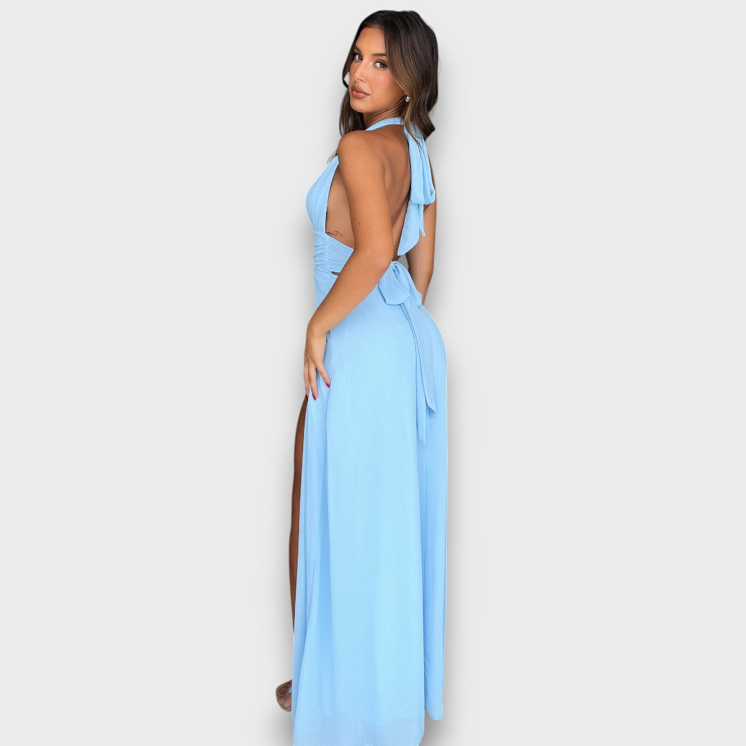 Elenoré – Maxikleid mit tiefem Beinschlitz Emma Fioretti
