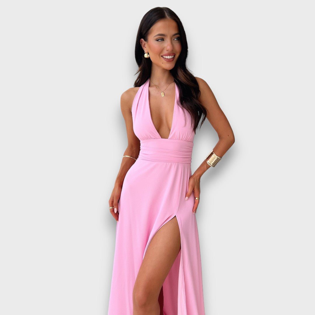 Elenoré – Maxikleid mit tiefem Beinschlitz Emma Fioretti