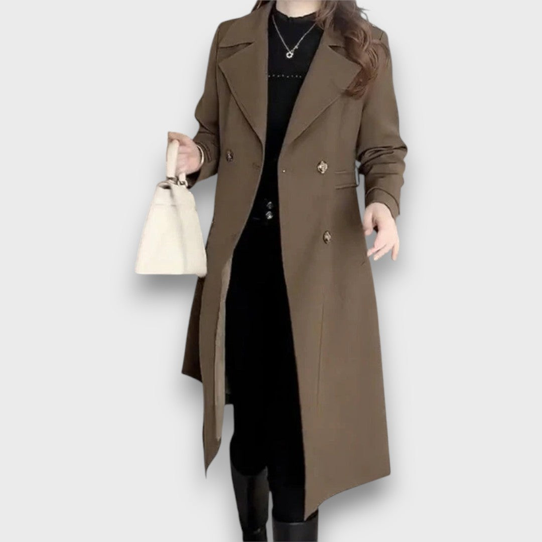 Laurisse – Langer Mantel mit Eleganz