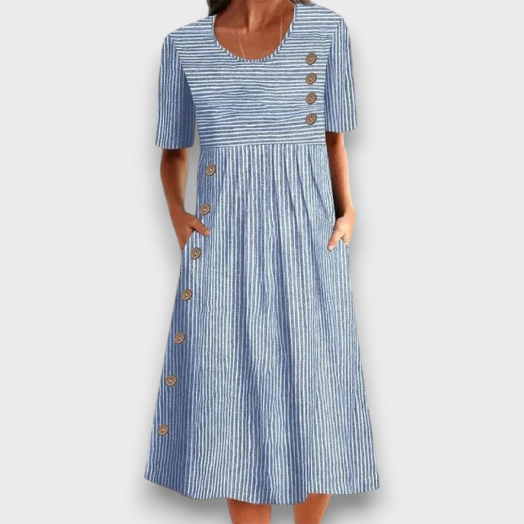 Marivelle – Kleid mit Knopfdetails