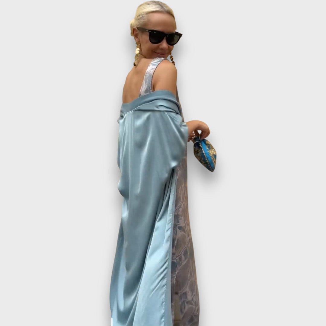Evorie – Maxikleid mit Cardigan