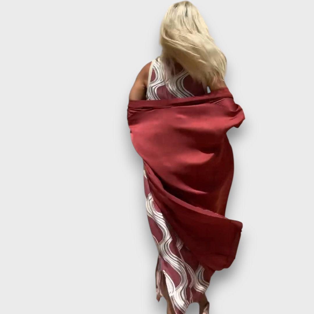 Caliera – Maxikleid mit Cardigan