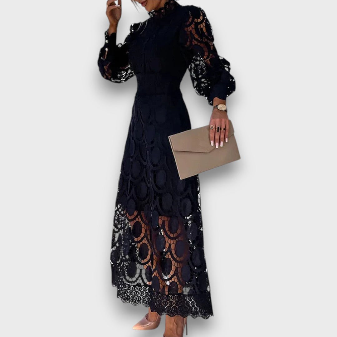 Charlotte – Romantisches Midikleid mit betonter Taille Emma Fioretti