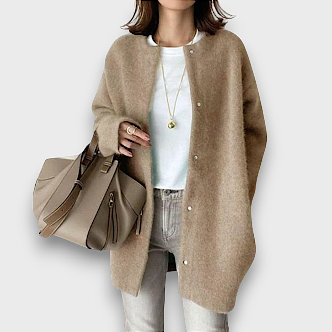 Teresa – Weicher Wollcardigan mit eleganter Linie Emma Fioretti