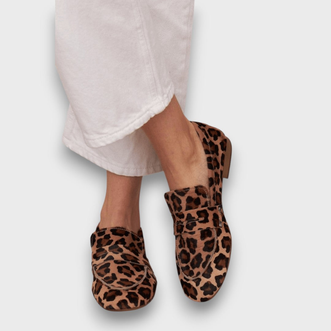 Sabine – Loafer mit Animal Print - Emma Fioretti