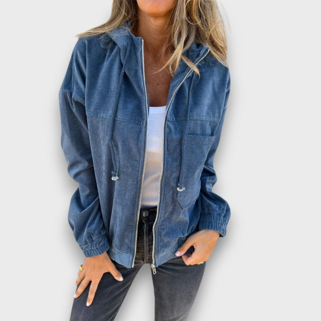 Danna – Cordjacke mit Kapuze und Retro-Charme Emma Fioretti