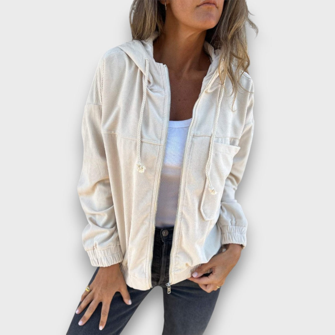 Danna – Cordjacke mit Kapuze und Retro-Charme Emma Fioretti