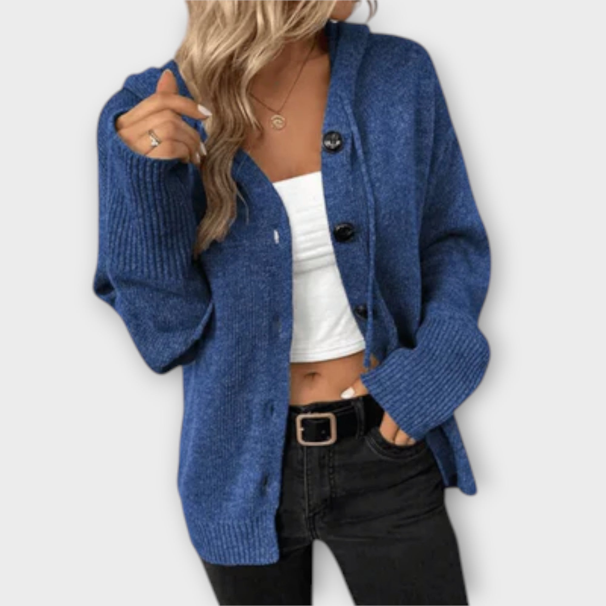 Brenne – Strickcardigan mit Knöpfen
