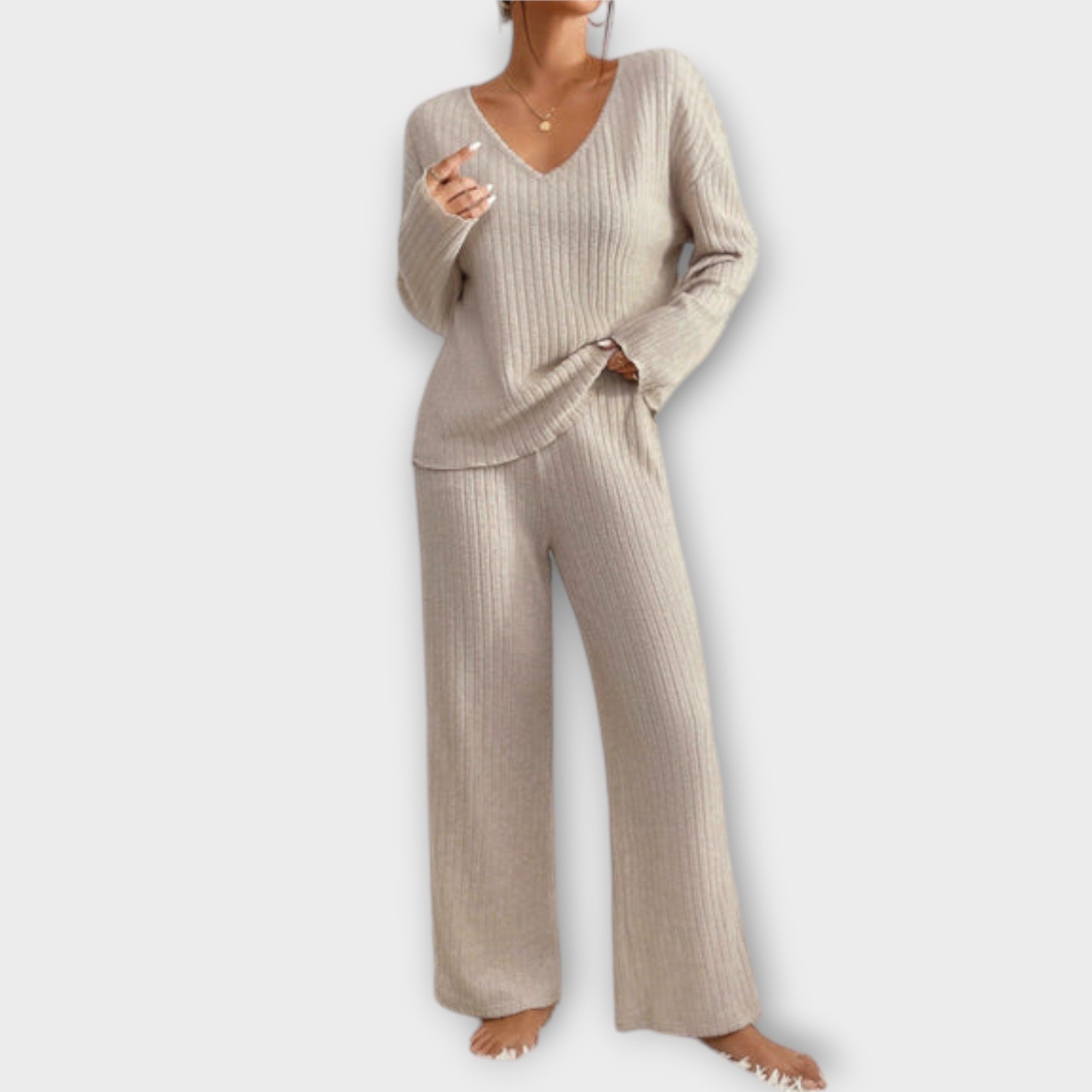 Aveline – Lounge-Set mit sanftem Strickfluss