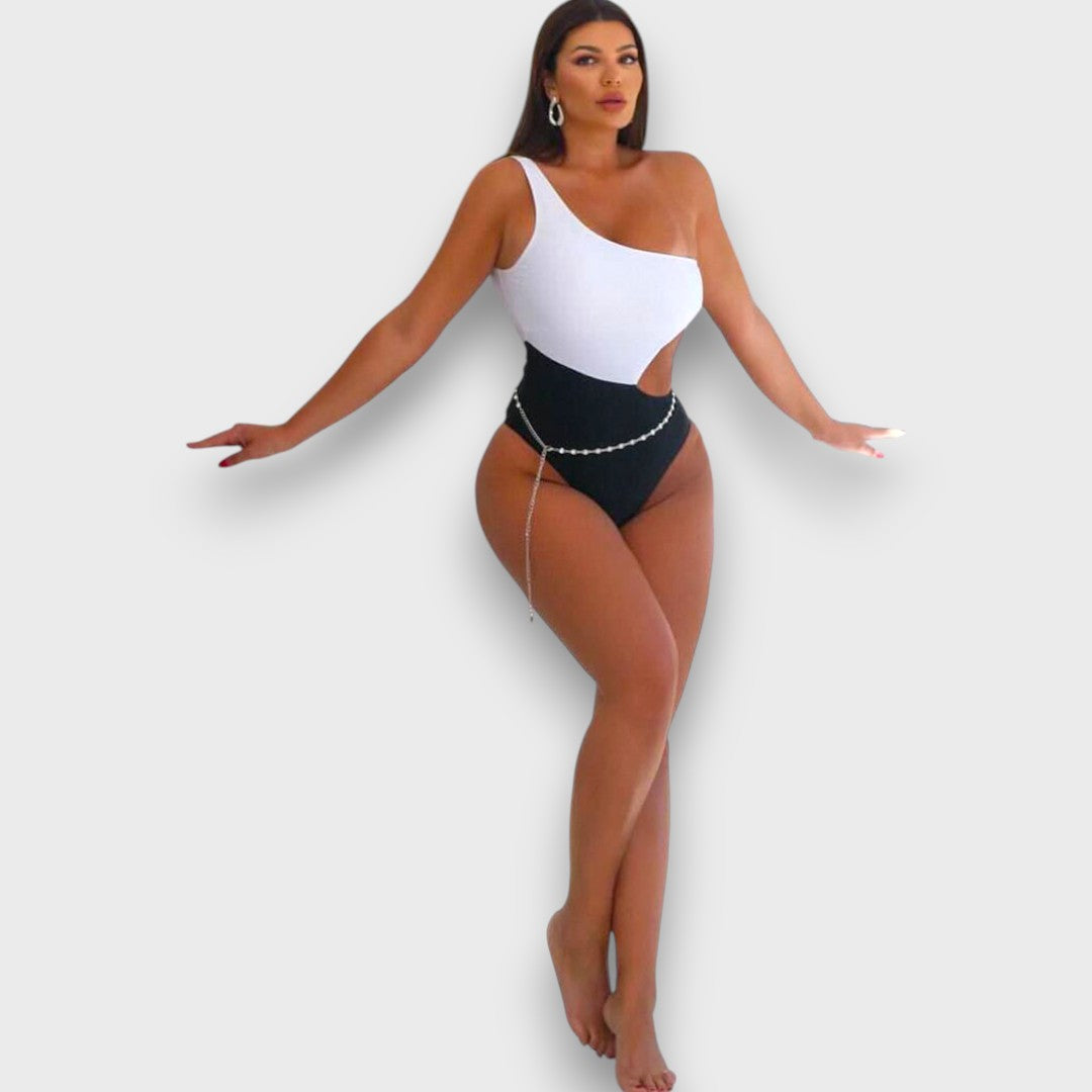 Lior – Asymmetrischer Badeanzug mit Cut-out - Emma Fioretti