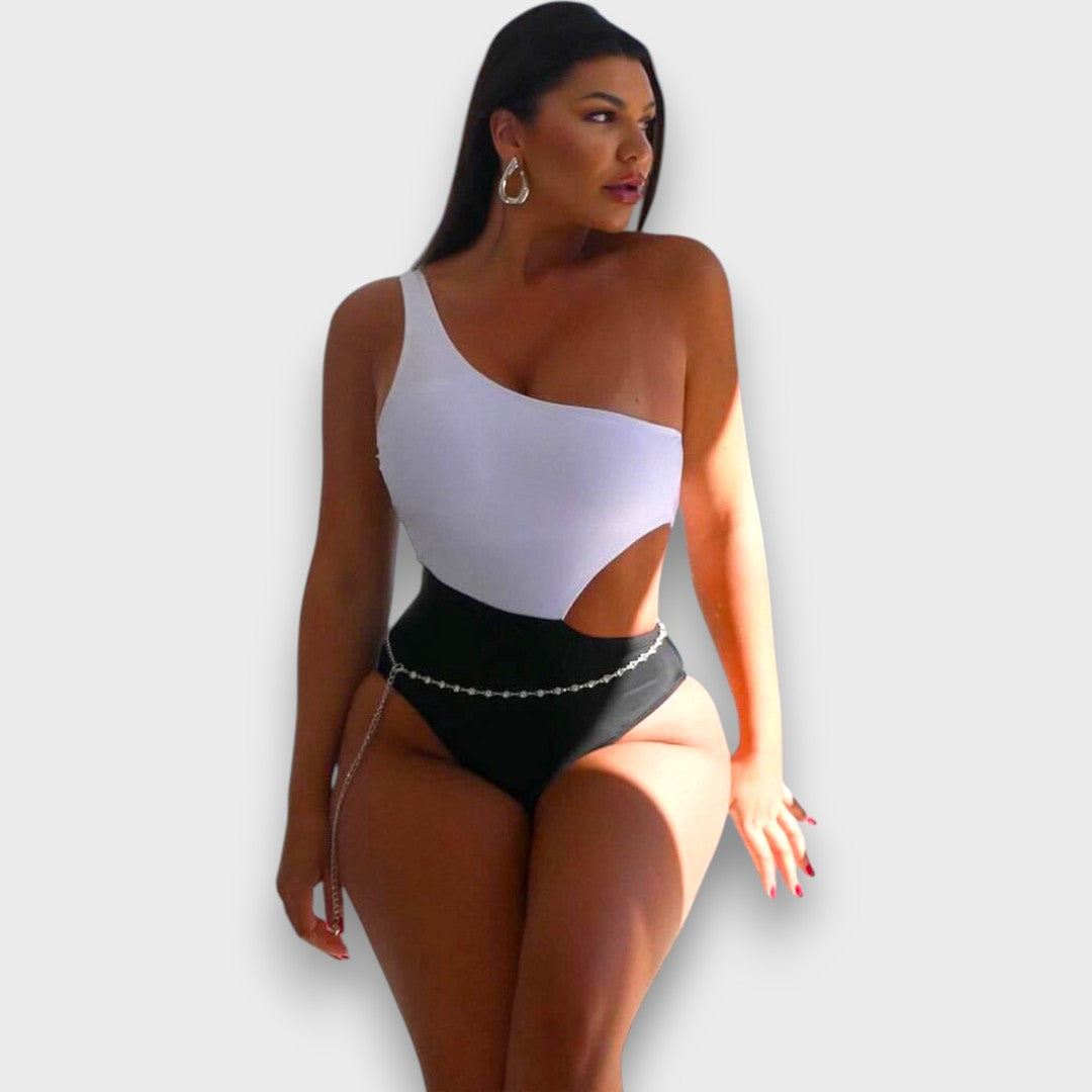 Lior – Asymmetrischer Badeanzug mit Cut-out - Emma Fioretti