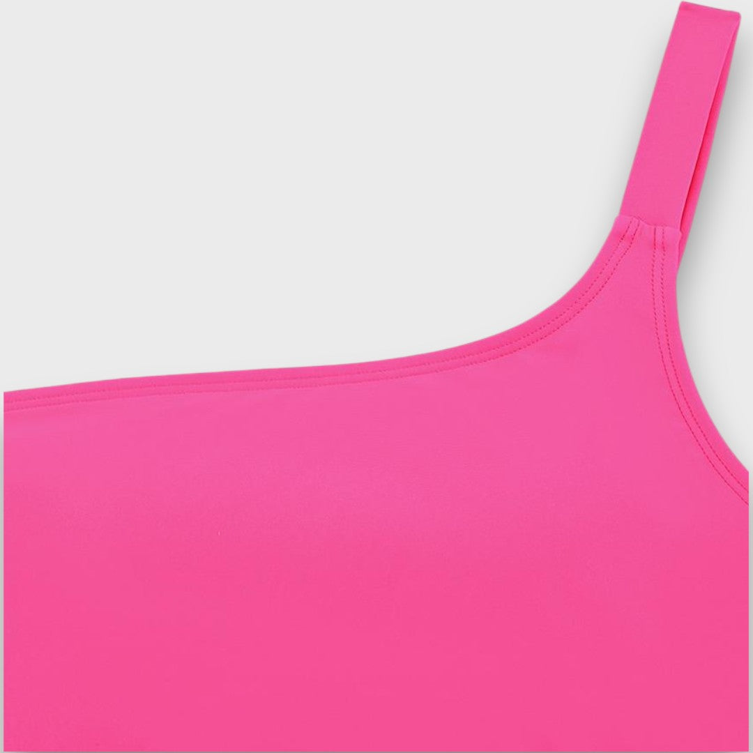 Riva – Asymmetrischer Badeanzug mit Print - Emma Fioretti