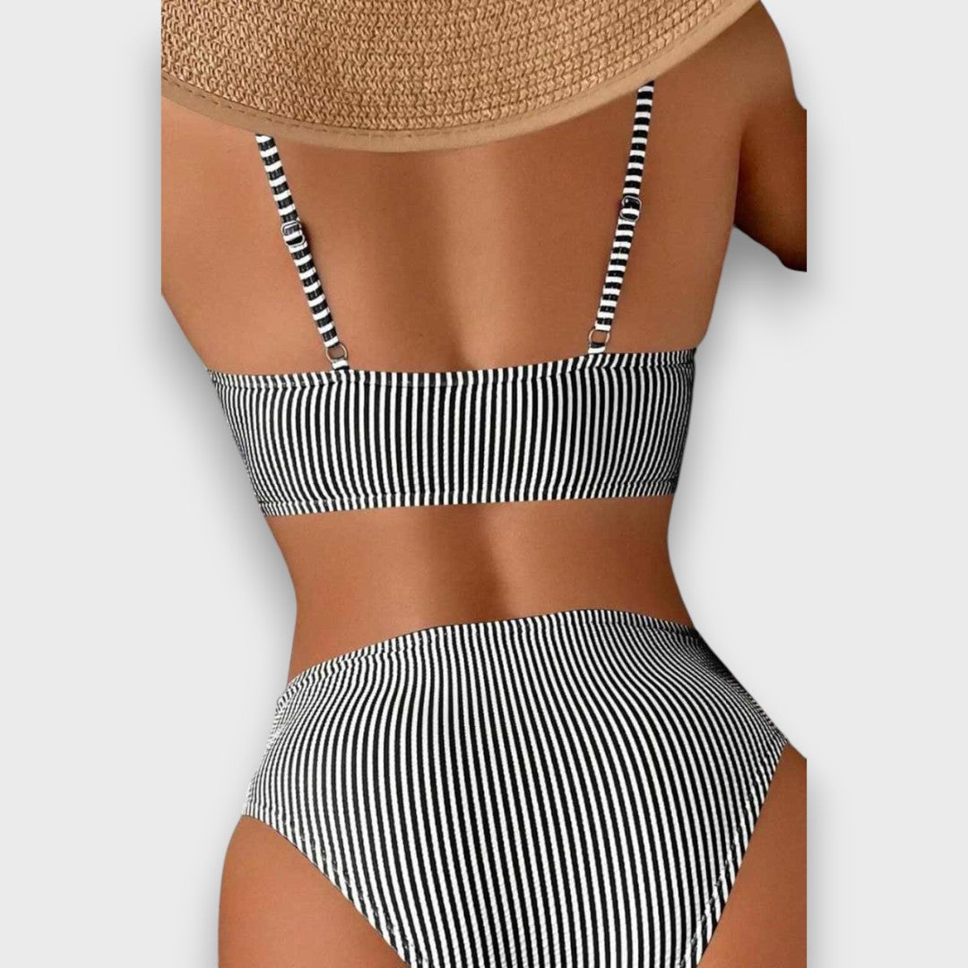 Sarena – Bikini mit Volant und High-Waist-Schnitt - Emma Fioretti