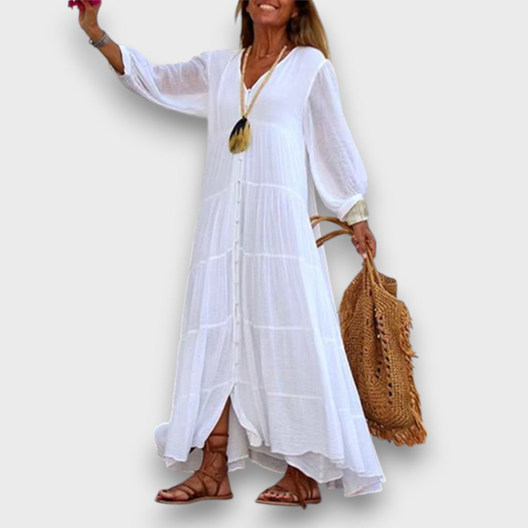 Alira – Boho Kleid in fließender Silhouette