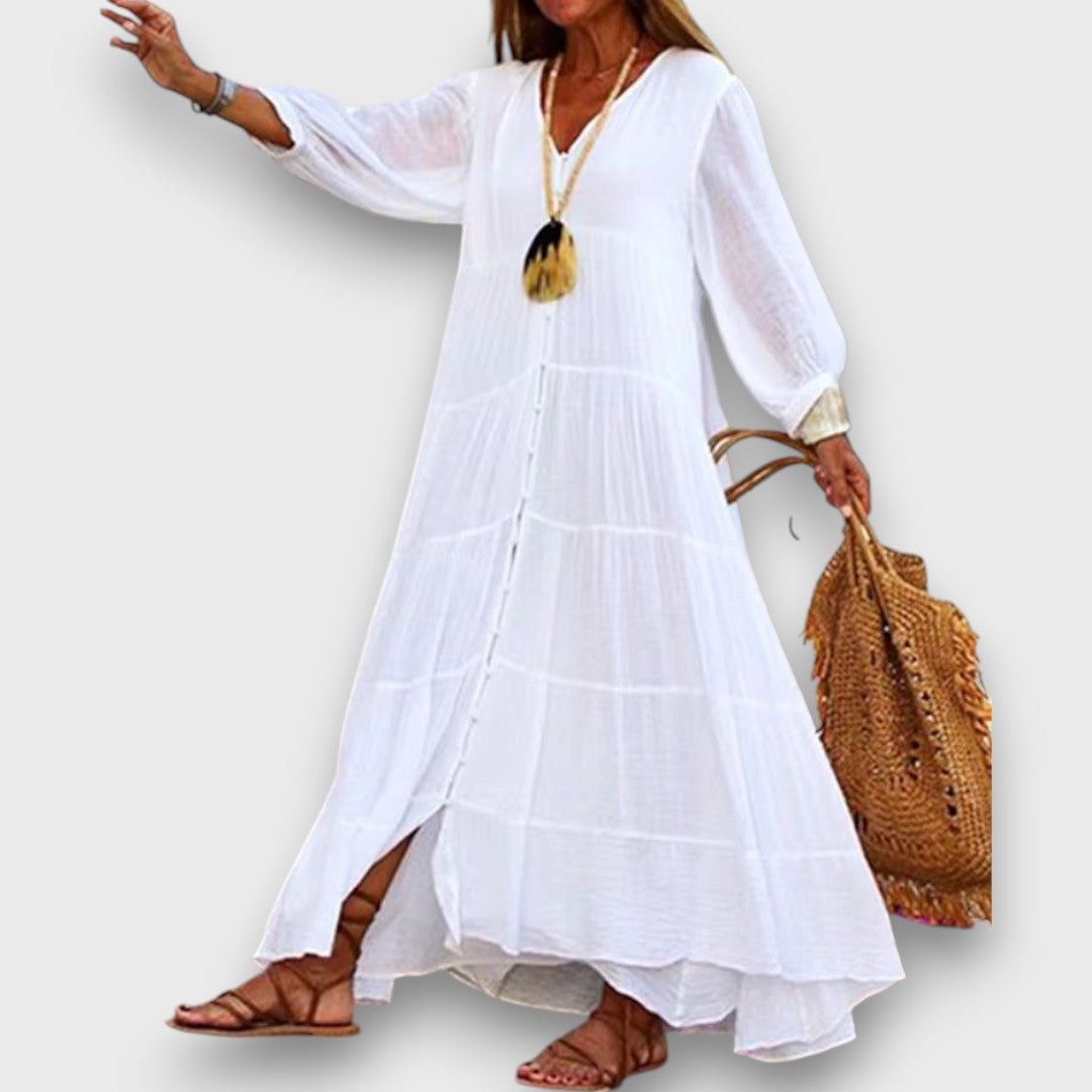 Alira – Boho Kleid in fließender Silhouette