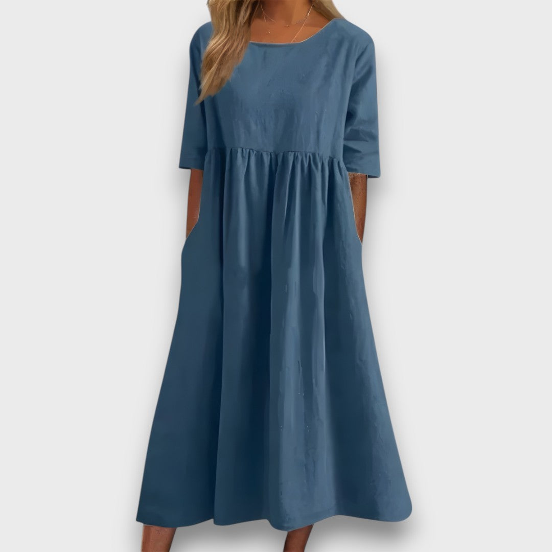 Lioren – Midikleid in klarer Silhouette