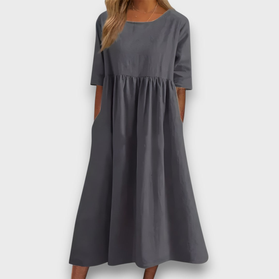 Lioren – Midikleid in klarer Silhouette