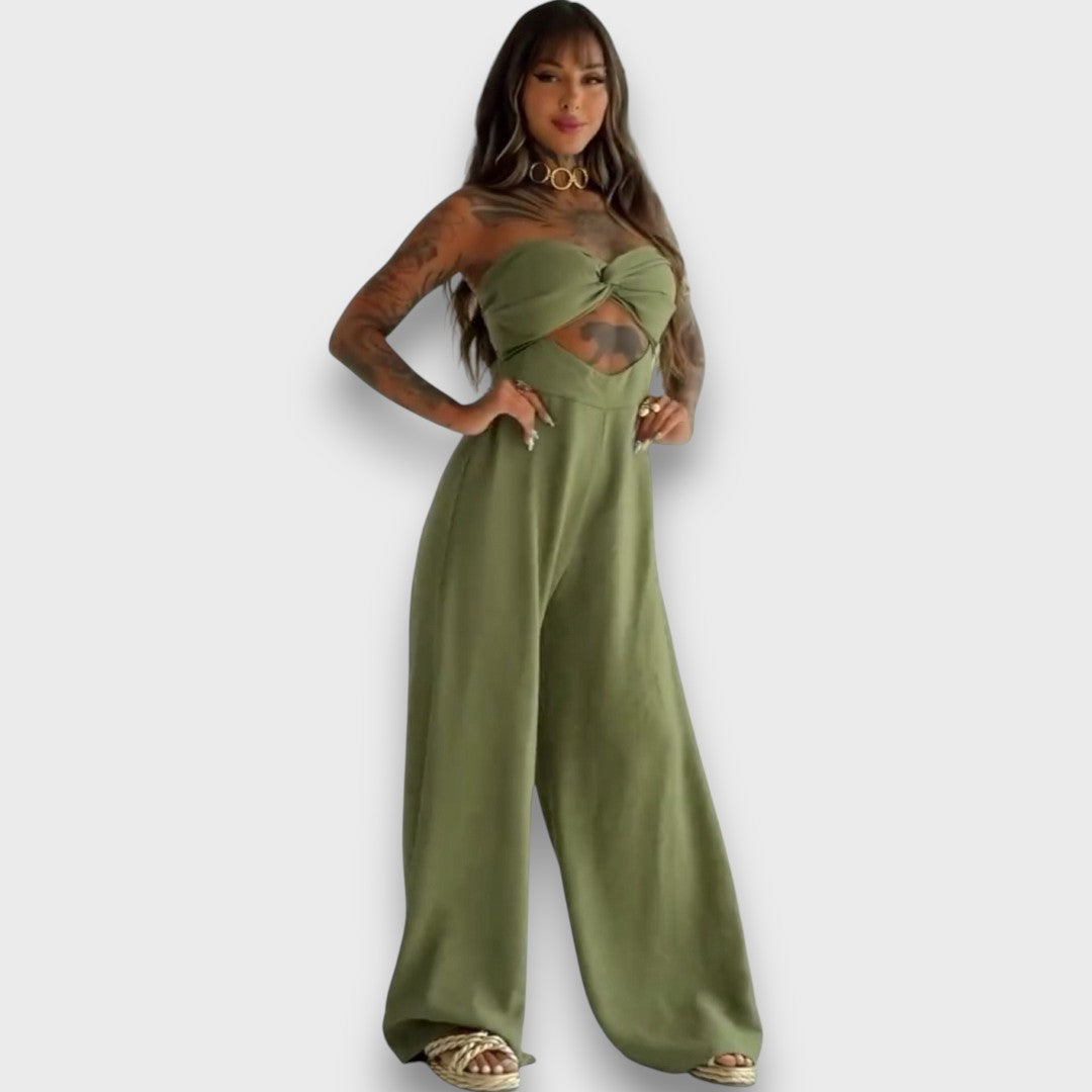 Salome – Jumpsuit mit Cut-out und Rückendetail - Emma Fioretti