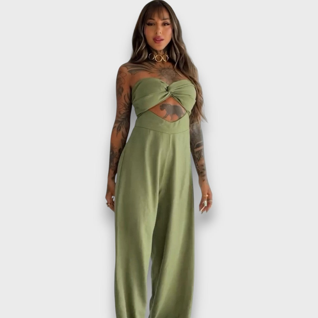 Salome – Jumpsuit mit Cut-out und Rückendetail - Emma Fioretti