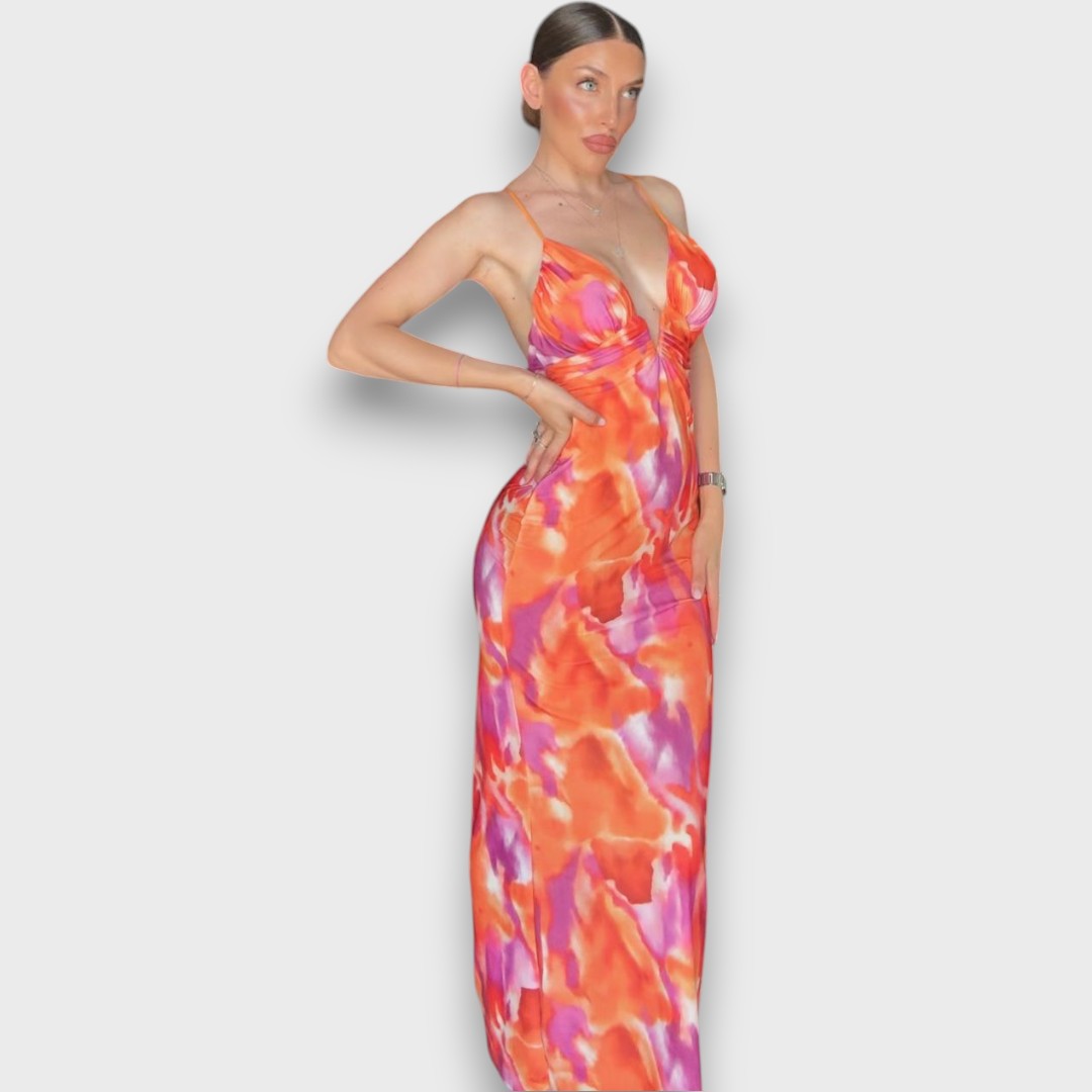 Ravena – Figurbetontes Sommerkleid mit Spaghettiträgern Emma Fioretti