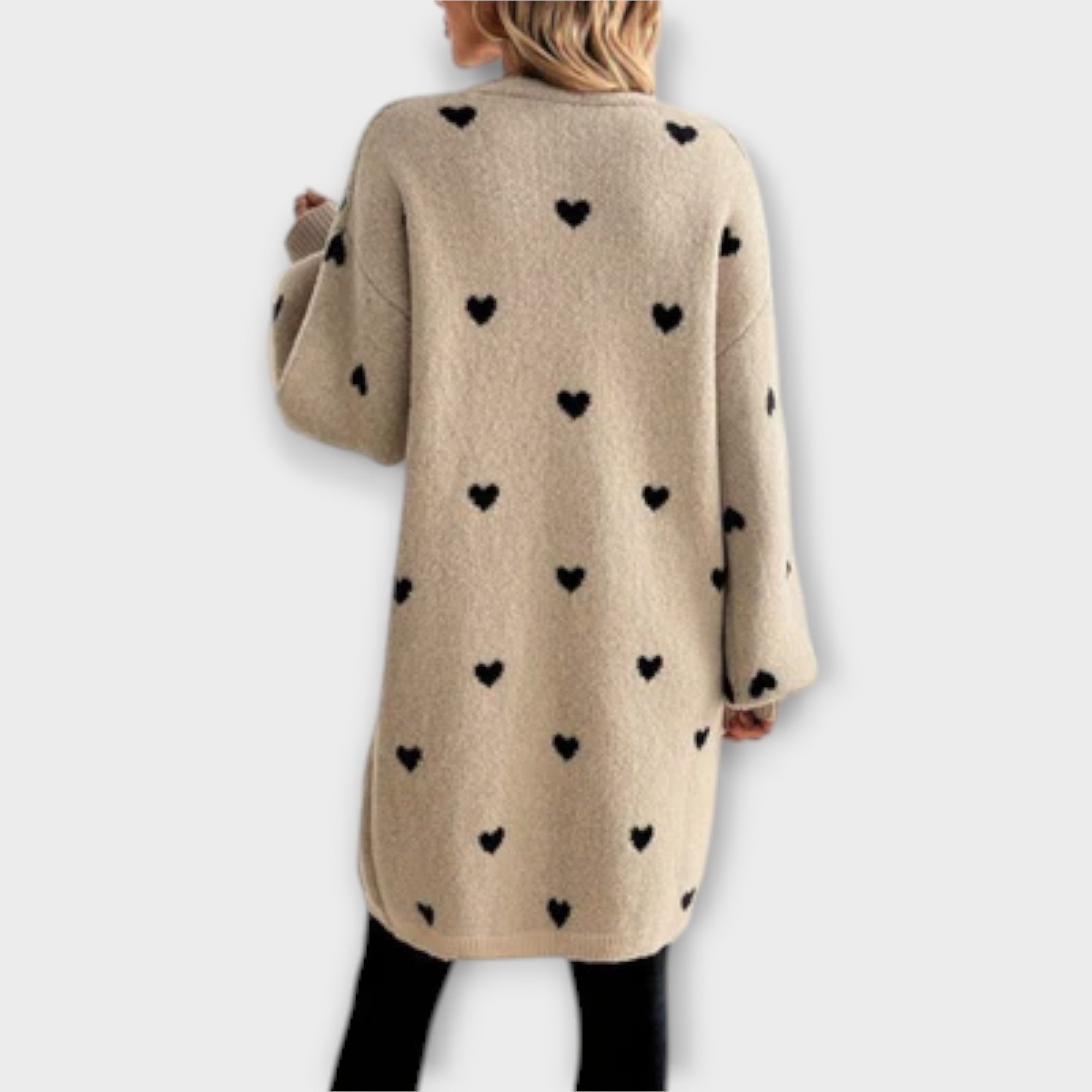Julenne – Cardigan mit Herzmuster