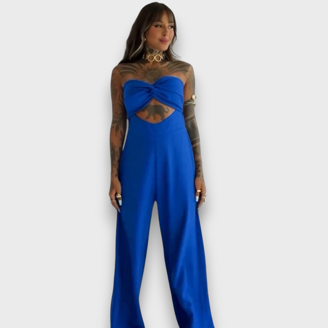 Salome – Jumpsuit mit Cut-out und Rückendetail - Emma Fioretti