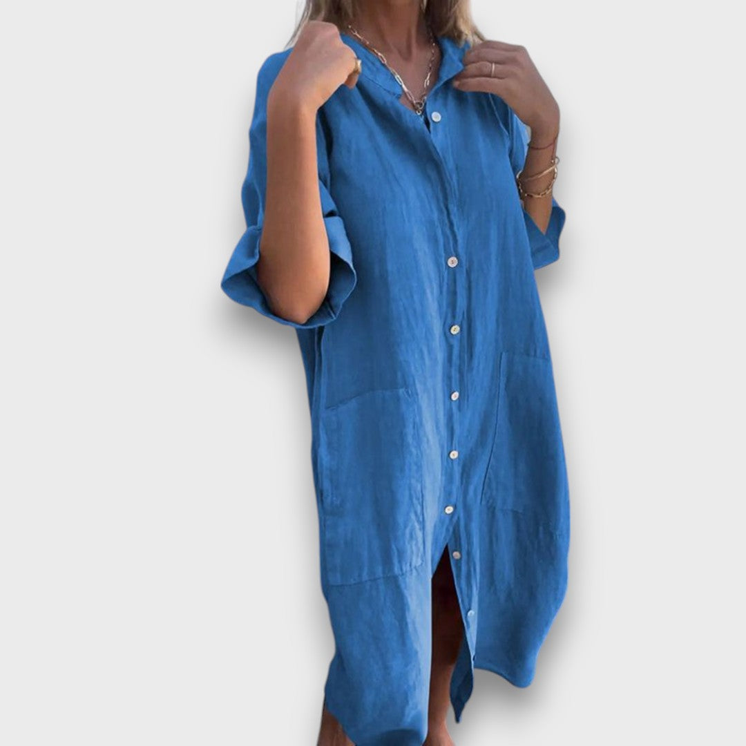 Melanie – Casual Hemdblusenkleid Emma Fioretti