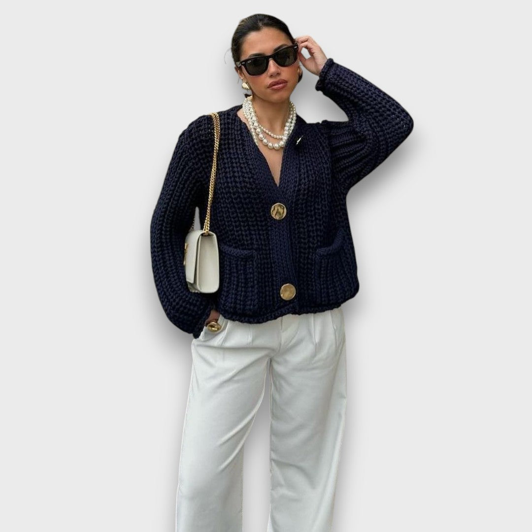 Moretta – Kurzer Cardigan im Chunky-Strick Emma Fioretti