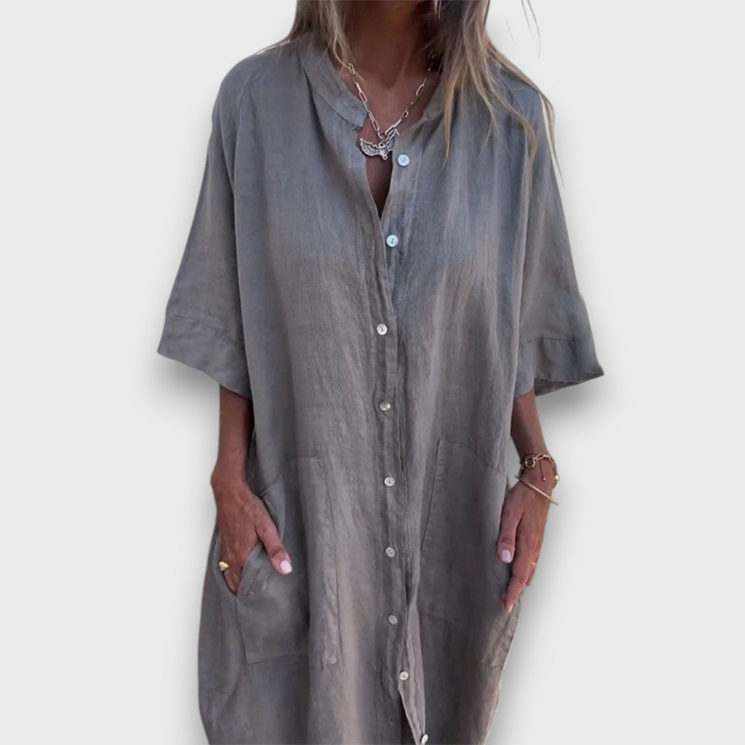Melanie – Casual Hemdblusenkleid Emma Fioretti