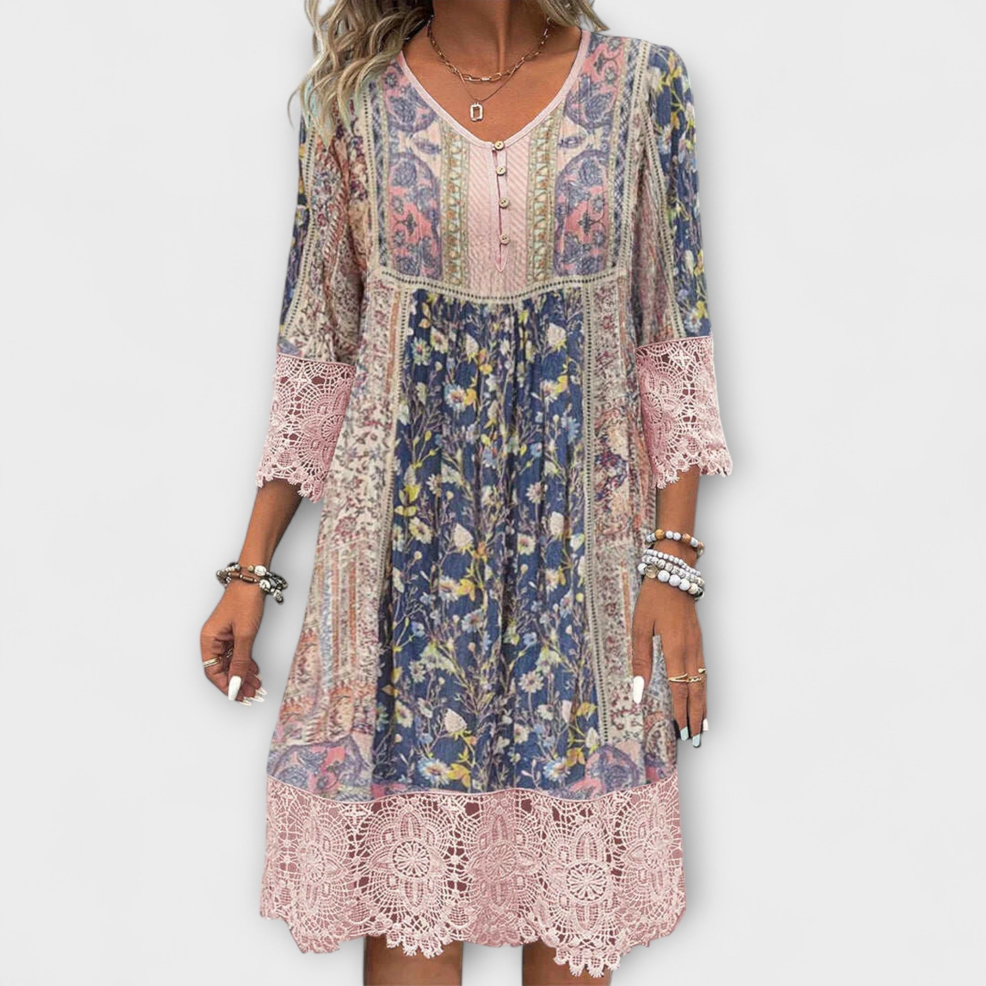 Valenya – Boho-Kleid mit Spitze