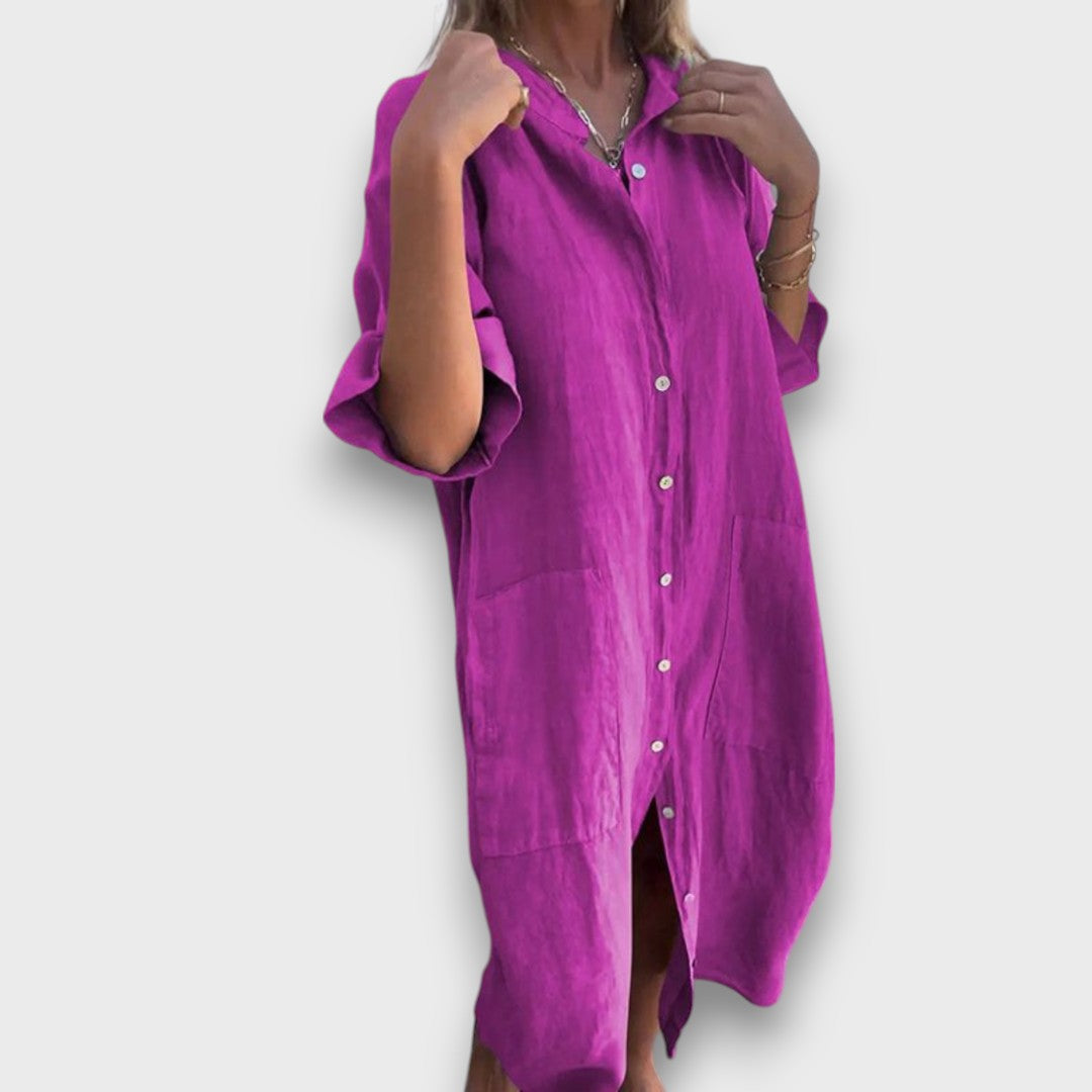 Melanie – Casual Hemdblusenkleid Emma Fioretti