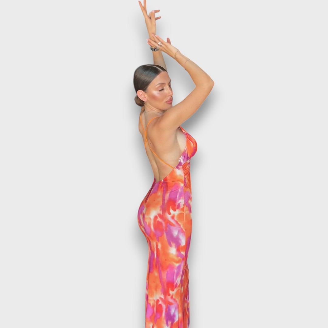 Ravena – Figurbetontes Sommerkleid mit Spaghettiträgern Emma Fioretti