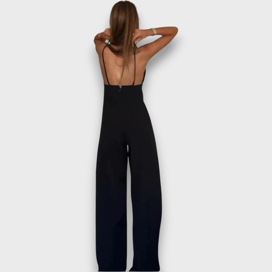 Verrine – Eleganter Jumpsuit mit tiefem Ausschnitt - Emma Fioretti