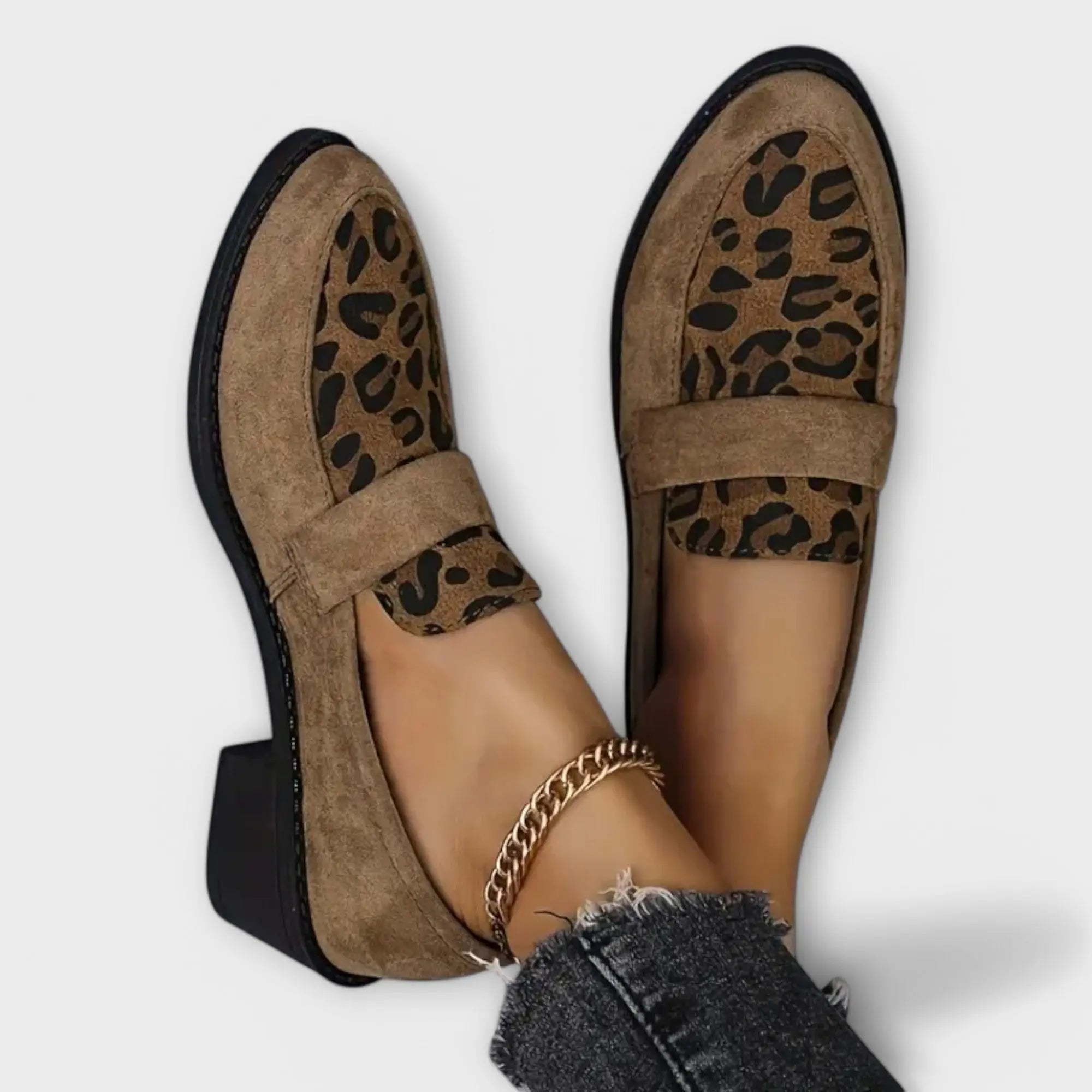 Karla – Halbschuhe mit Animal-Print - Emma Fioretti