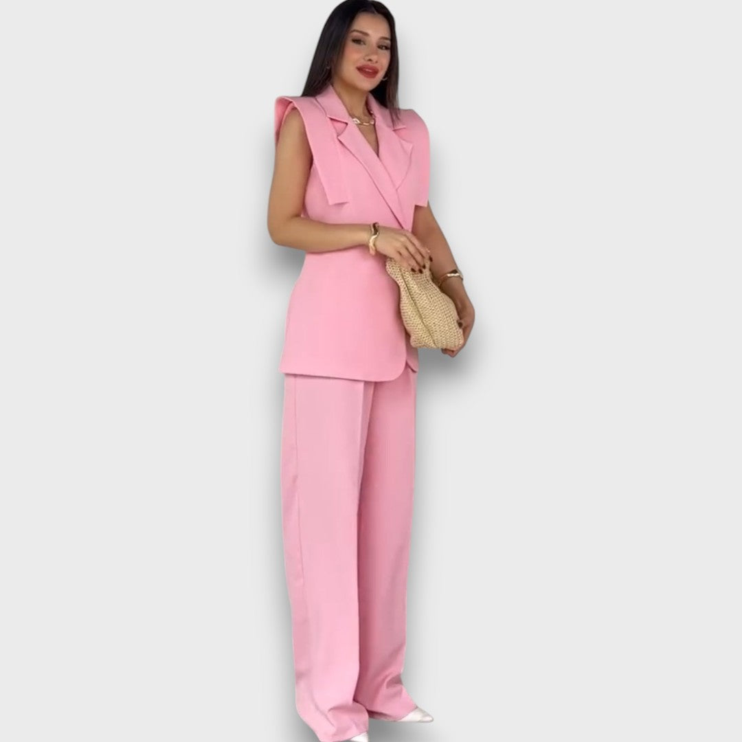 Olanda – Zweiteiler mit Oversize-Blazer und weiter Hose - Emma Fioretti