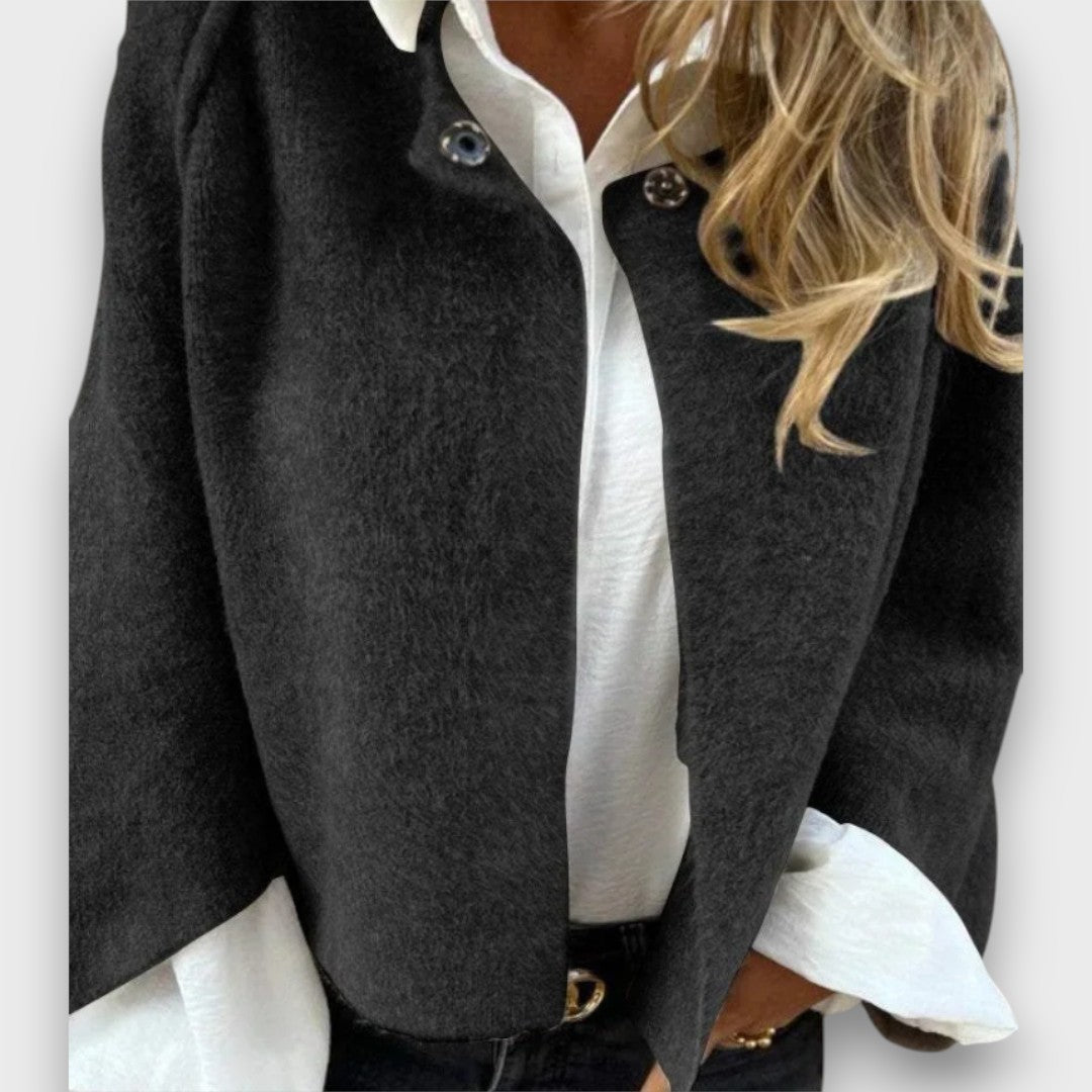 Celeste – Eleganter Kurzcardigan mit weicher Struktur Emma Fioretti