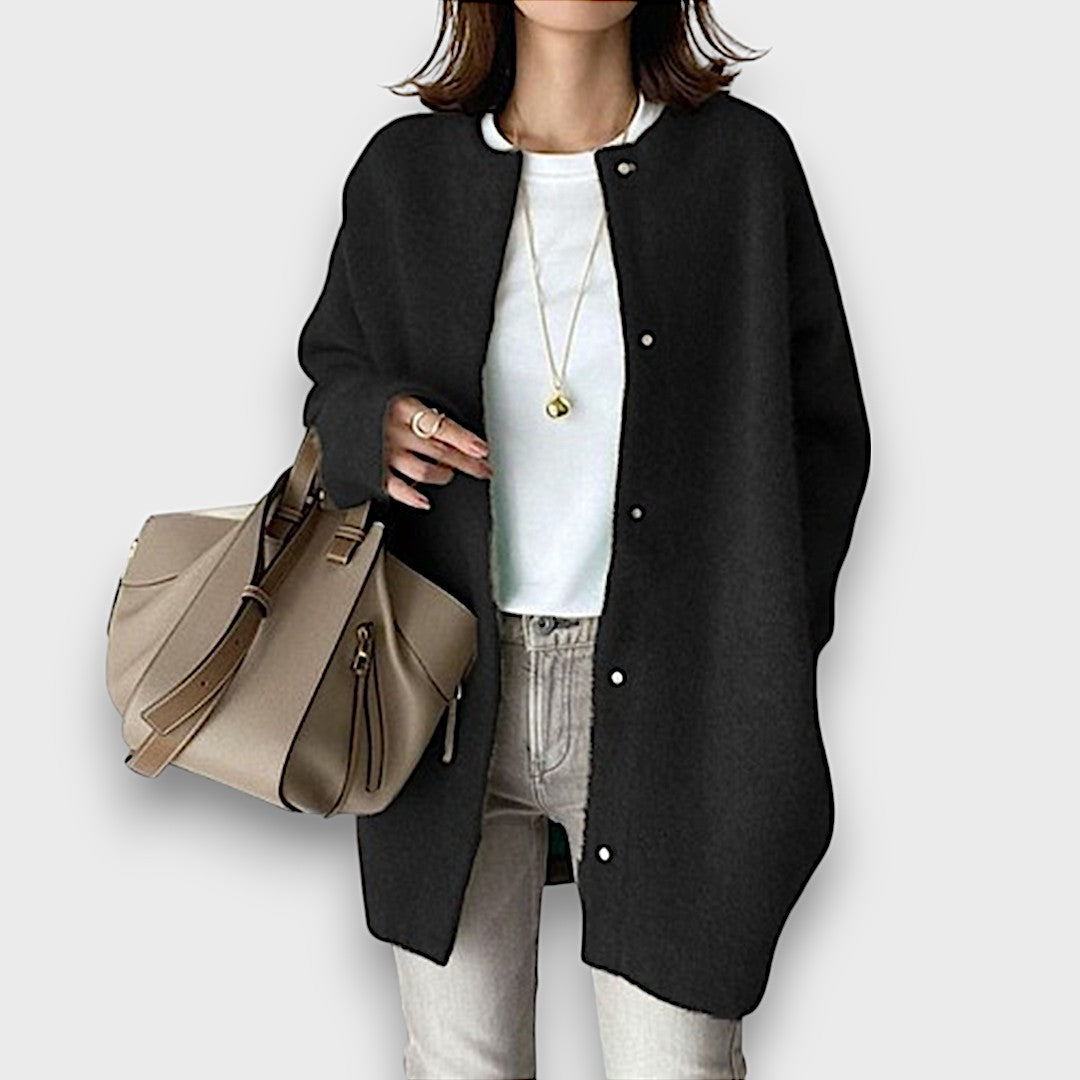 Teresa – Weicher Wollcardigan mit eleganter Linie Emma Fioretti