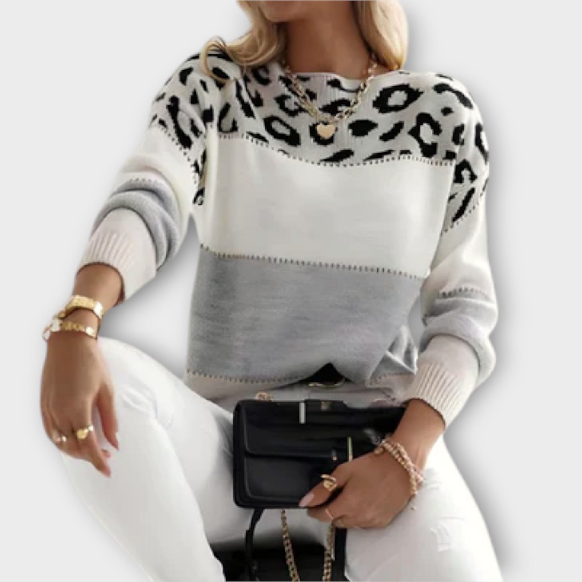 Liorin – Pullover mit Leo-Muster