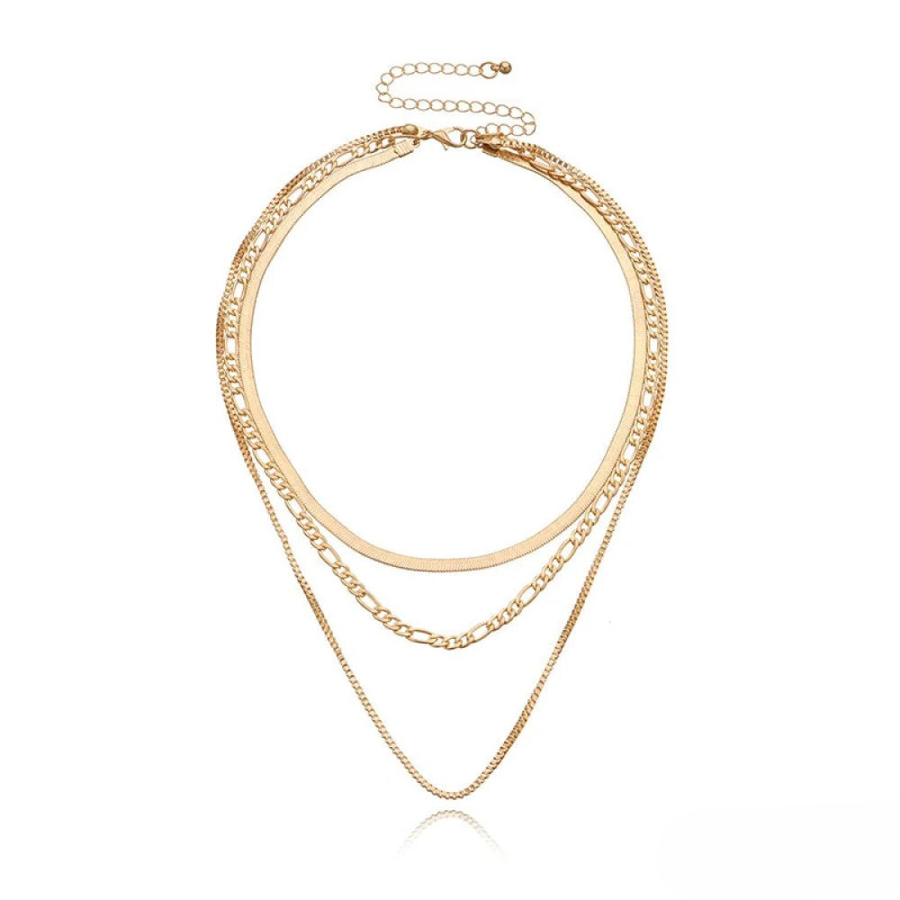 Noara – Dreifach-Layerkette im Vintage-Stil