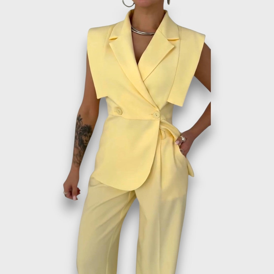 Olanda – Zweiteiler mit Oversize-Blazer und weiter Hose - Emma Fioretti