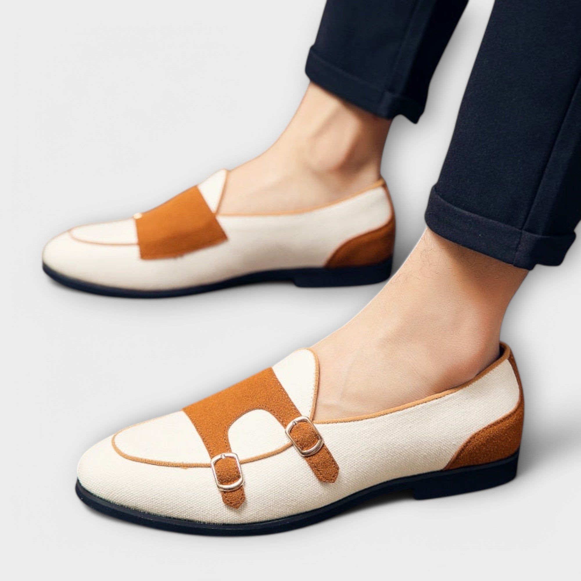 Lissaro – Handgefertigte Slipper mit Wildleder-Detail