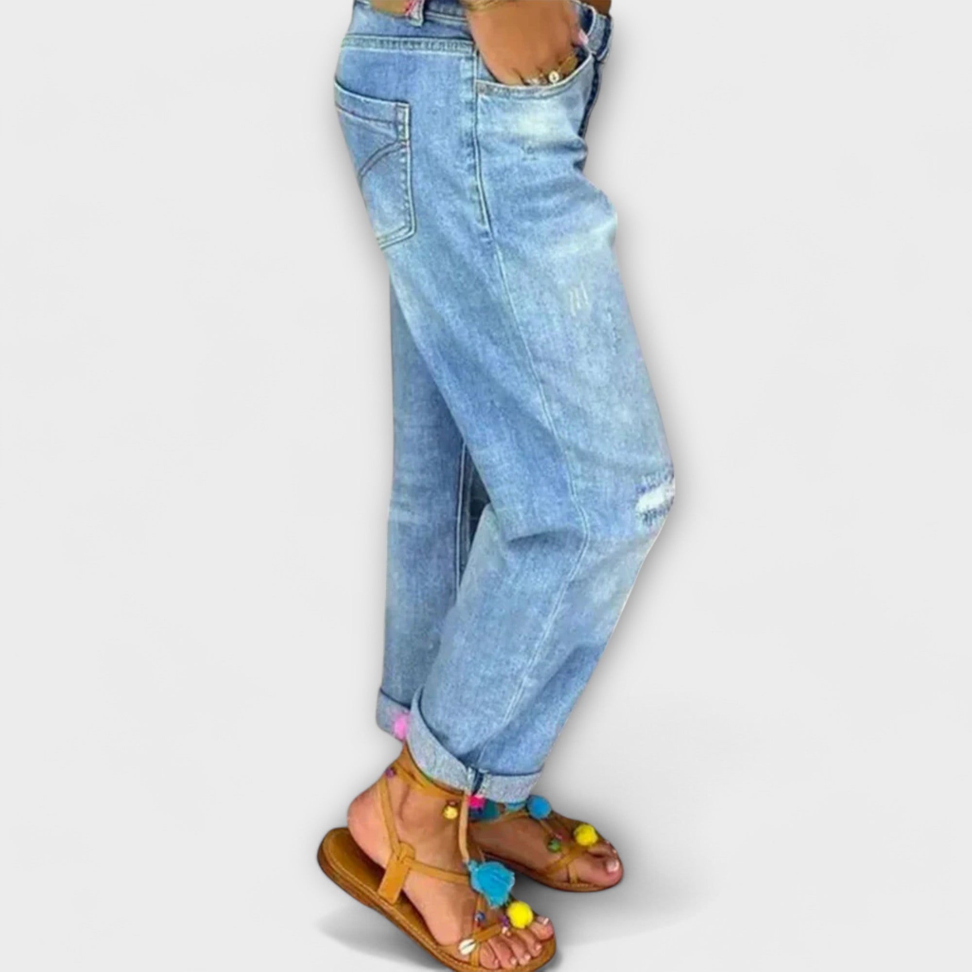 Ravina – Weit geschnittene Jeans im Vintage-Stil