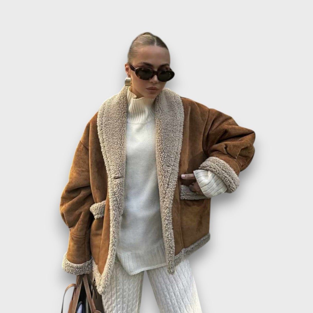 Gina – Warme Jacke mit Teddyfutter Emma Fioretti