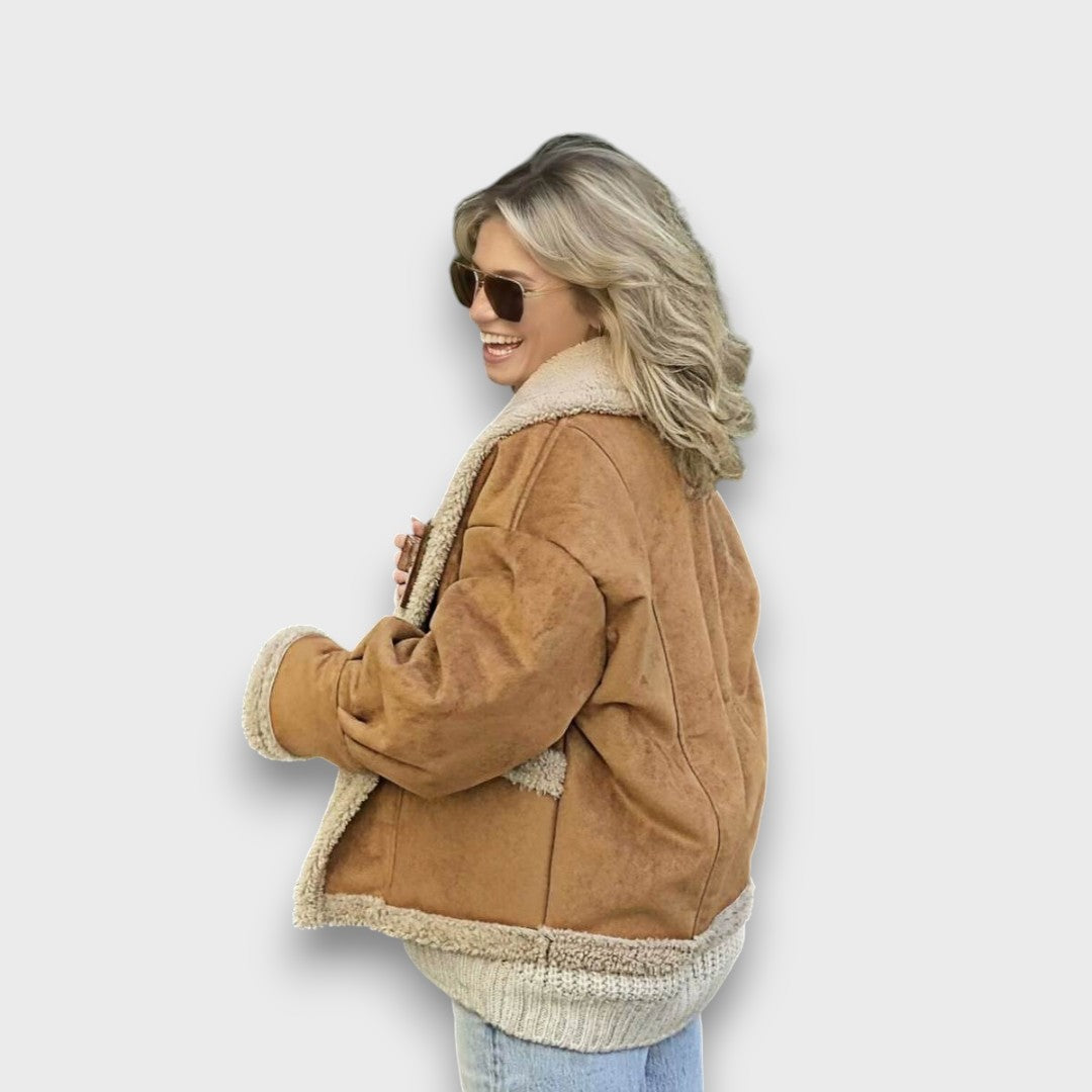 Gina – Warme Jacke mit Teddyfutter Emma Fioretti