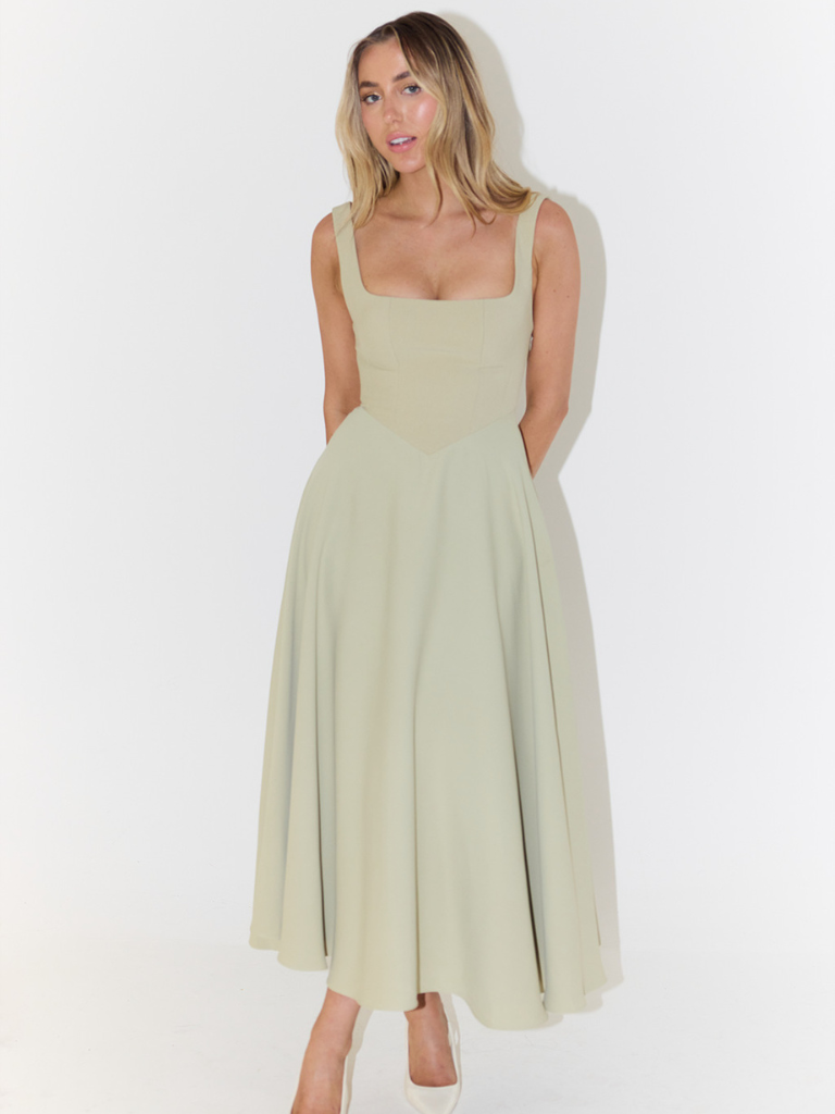 Serenya – Elegantes Midikleid