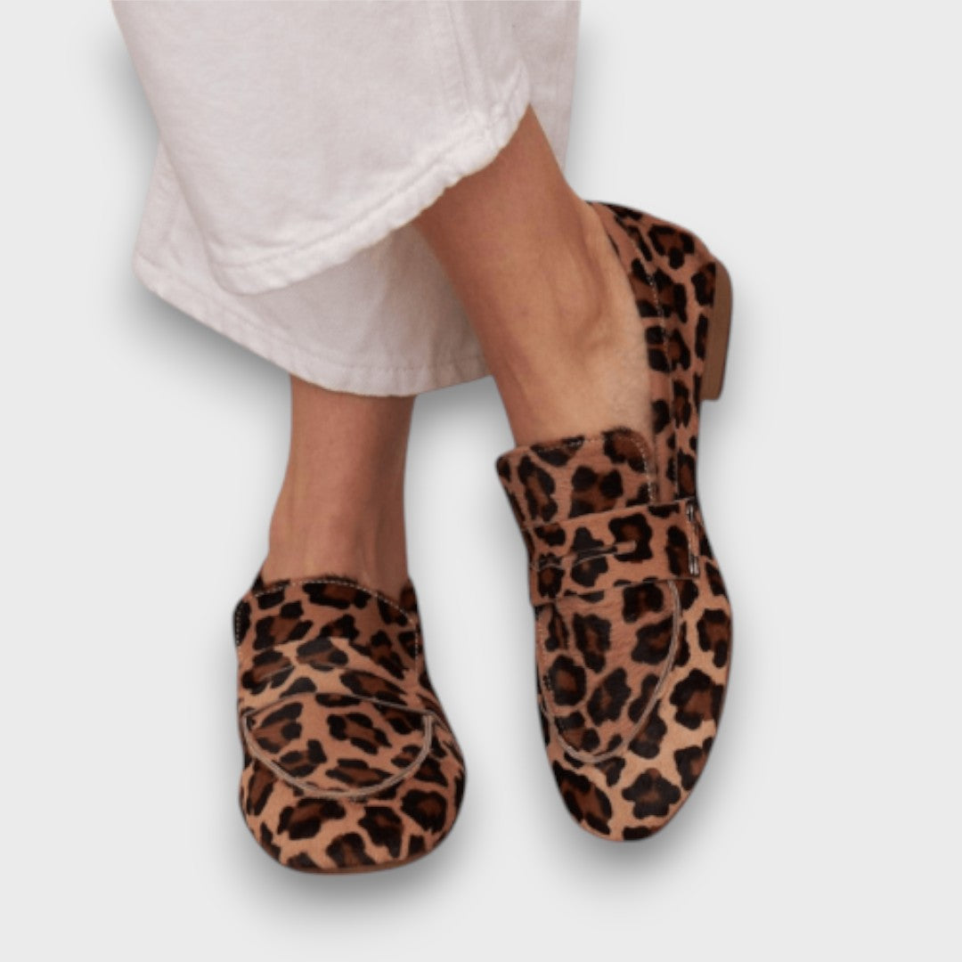 Sabine – Loafer mit Animal Print - Emma Fioretti